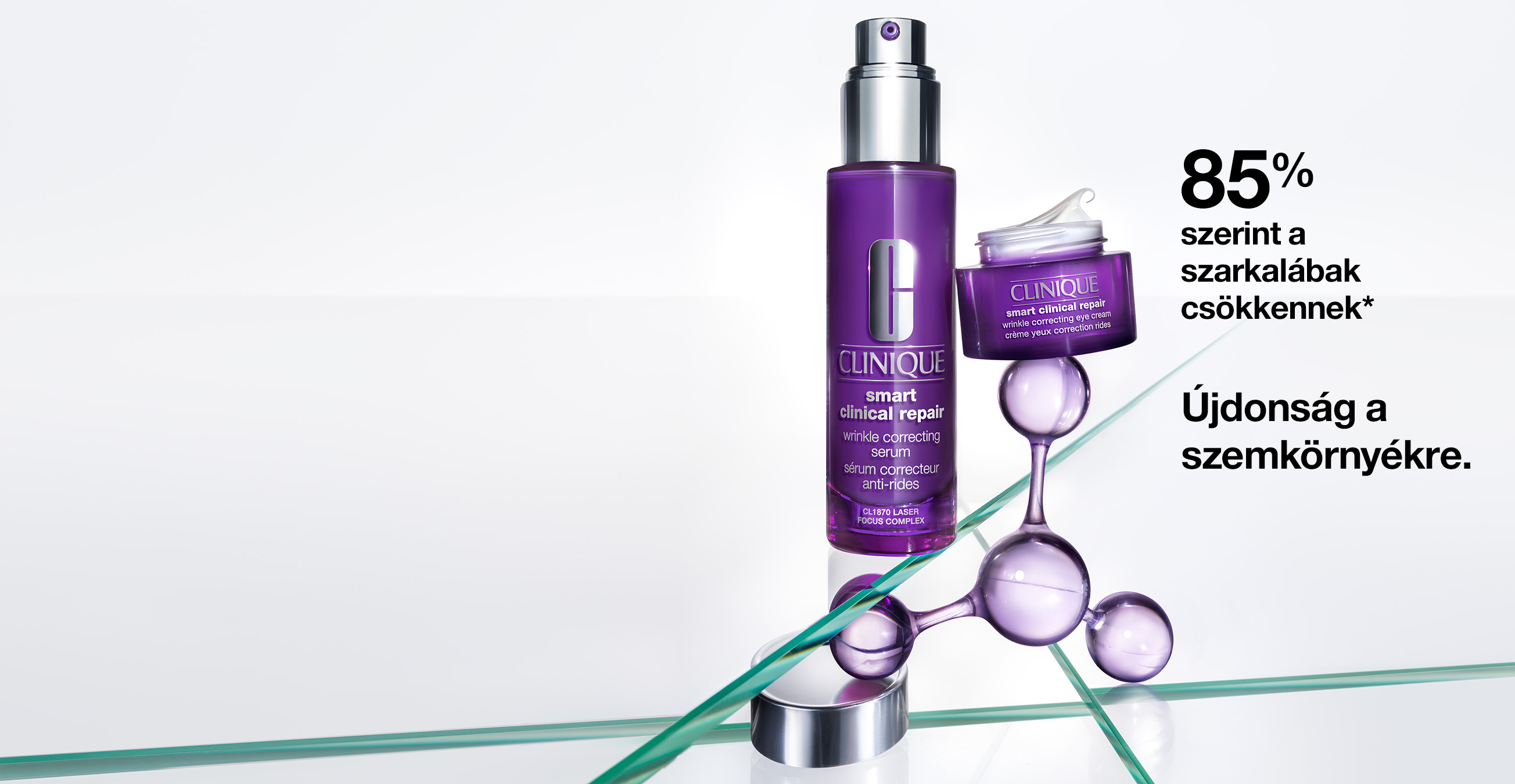 85% say crow’s feet look reduced.* NEW!