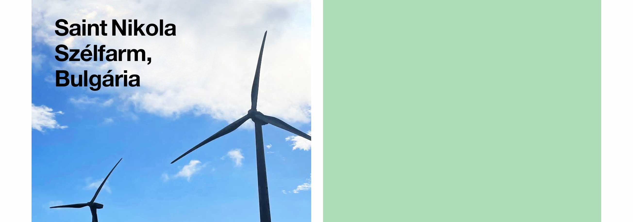 Saint Nikola Wind Farm, Bulgaria