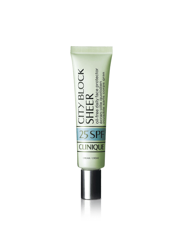 City Block Sheer Oil-Free Daily Face Protector Broad Spectrum SPF 25 Fényvédő, Áttetsző, széles spektrumú napi használatra való napvédő, mely véd a káros UVA és UVB sugárzástól.