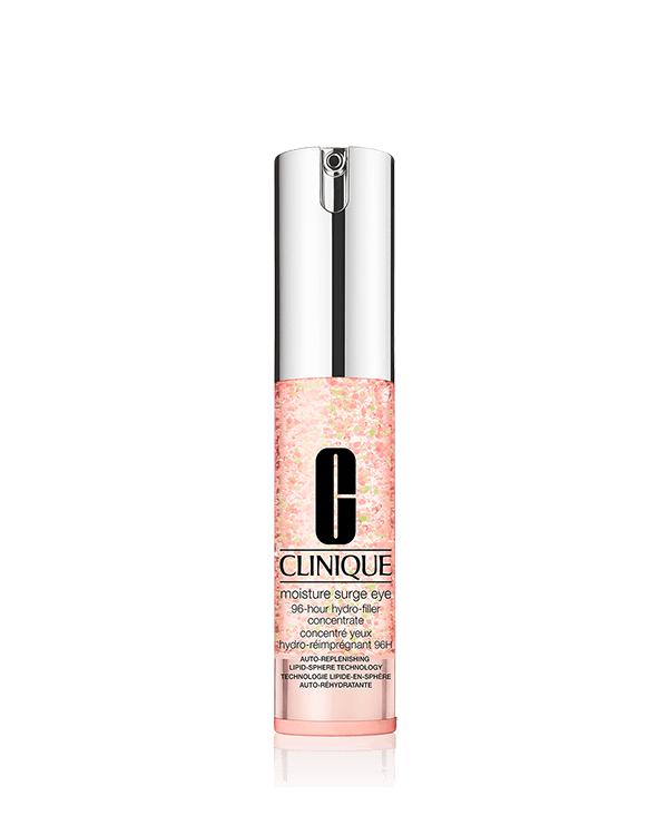 Moisture Surge Eye™ 96-Hour Hydro-Filler Concentrate Koncentrátum, Szuper könnyed, vízbázisú zselé, mely segít visszaállítani a szemkörnyék vízháztartását, így akár 96 órás intenzív hidratálást nyújt.