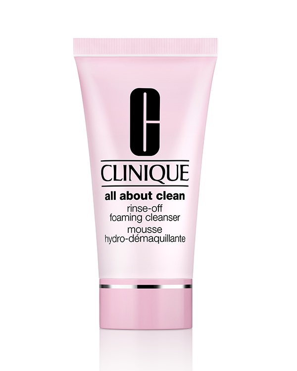 Rinse-Off Foaming Cleanser, Gentle, creamy foam lathers away makeup. Loaded with soothing botanicals.