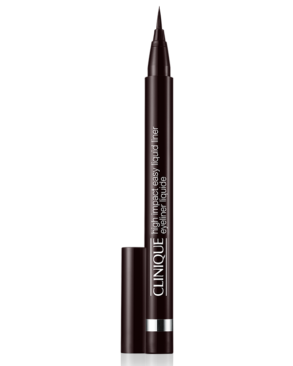 High Impact™ Easy Liquid Liner, A Clinique hibabiztos tolla egyetlen egyenletes mozdulattal tökéletes vonalat hoz létre.